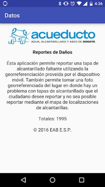 Reporte Daños EAAB Скриншот 0