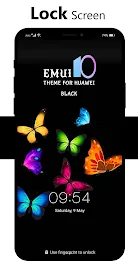 Black Emui Theme for Huawei Screenshot 0