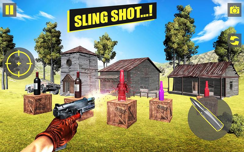 Sniper Gun Bottle Shooter 2023 ဖန်သားပြင်ဓာတ်ပုံ 0