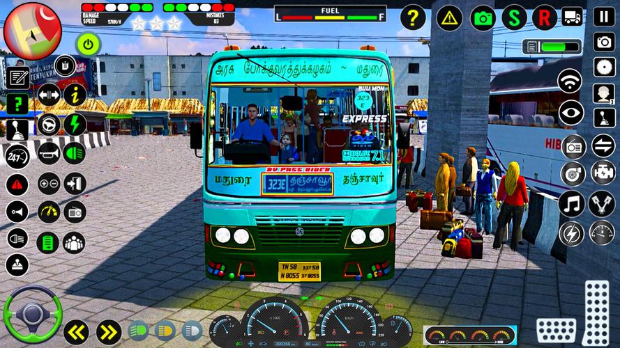 Real Bus Simulator Bus Game 3D 螢幕截圖 1