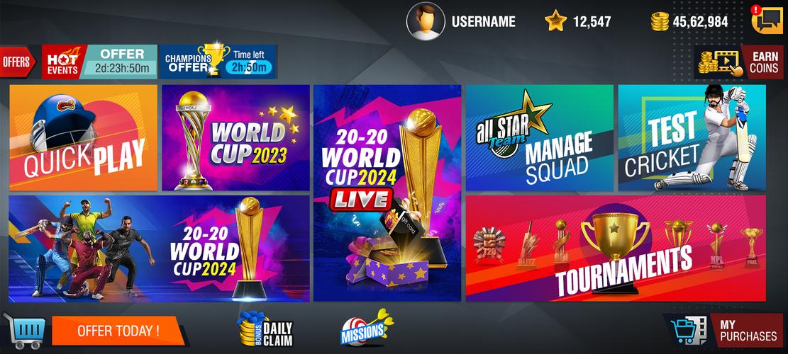 Schermata World Cricket Championship 2 2