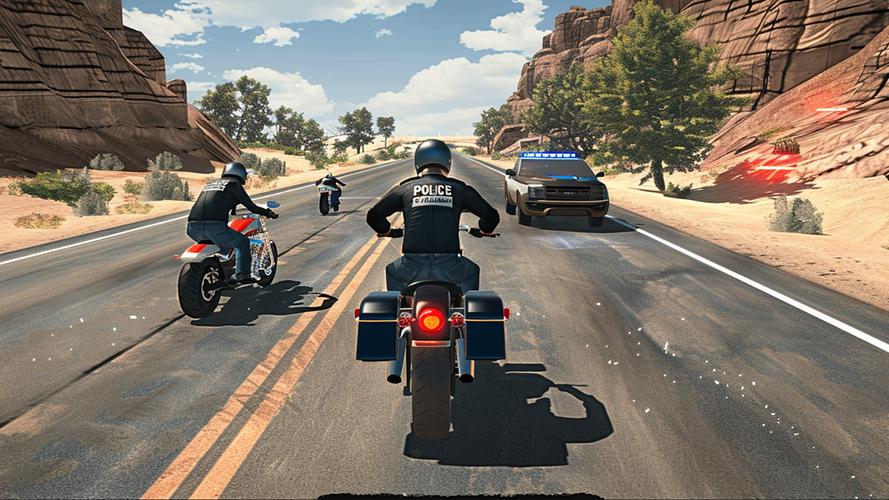 Police Bike Pursuit Highway Screenshot 0