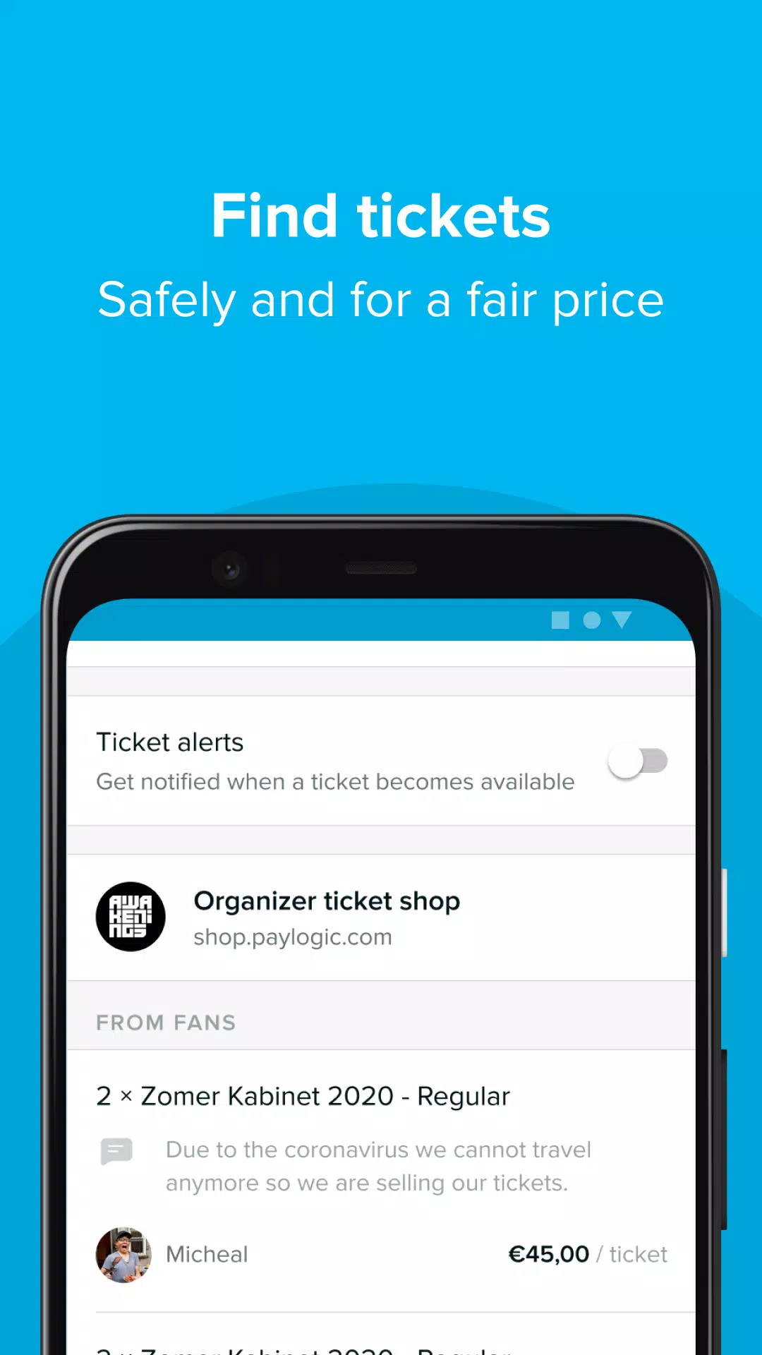 TicketSwap Ảnh chụp màn hình 2
