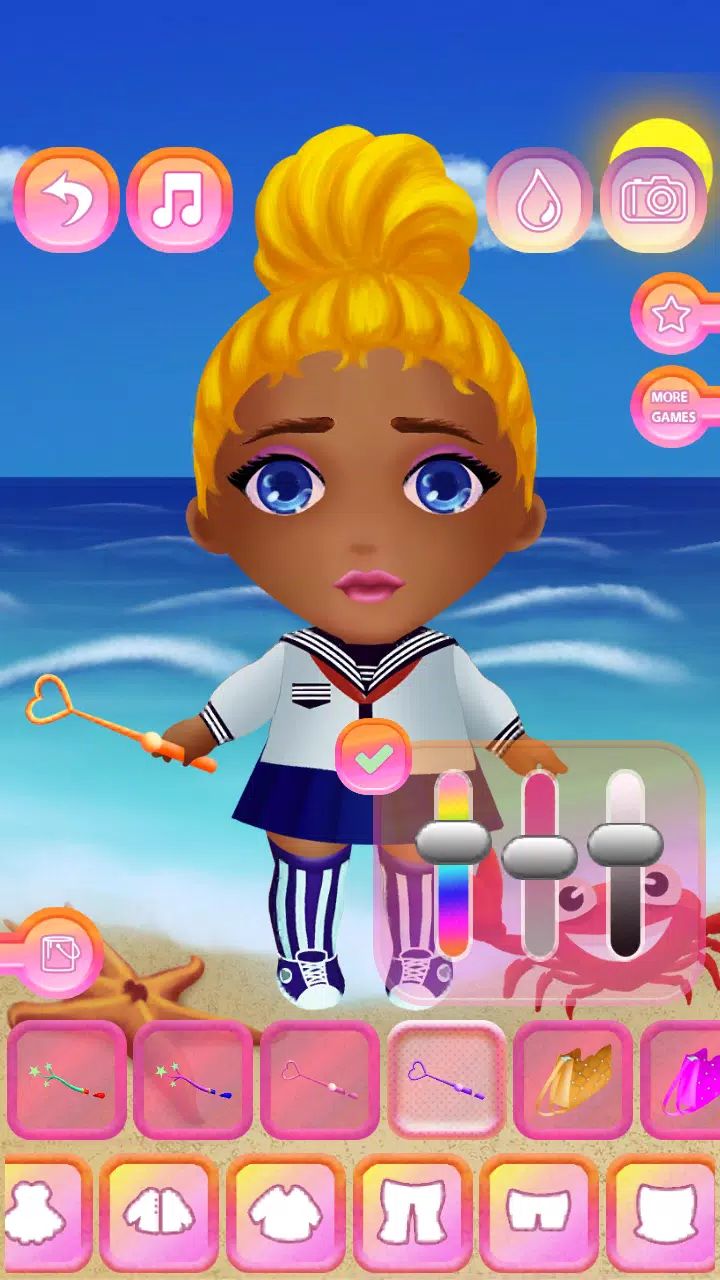 Cute Dolls: Dress Up for Girls Screenshot 1