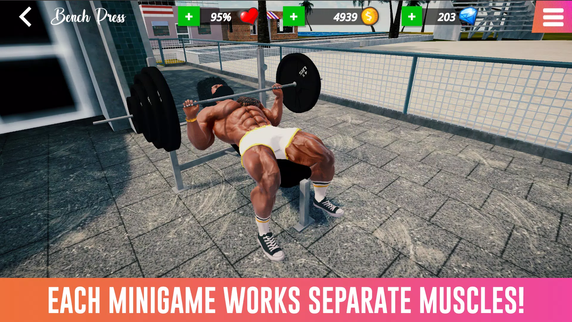 Iron Muscle IV - GYM simulator Ảnh chụp màn hình 2