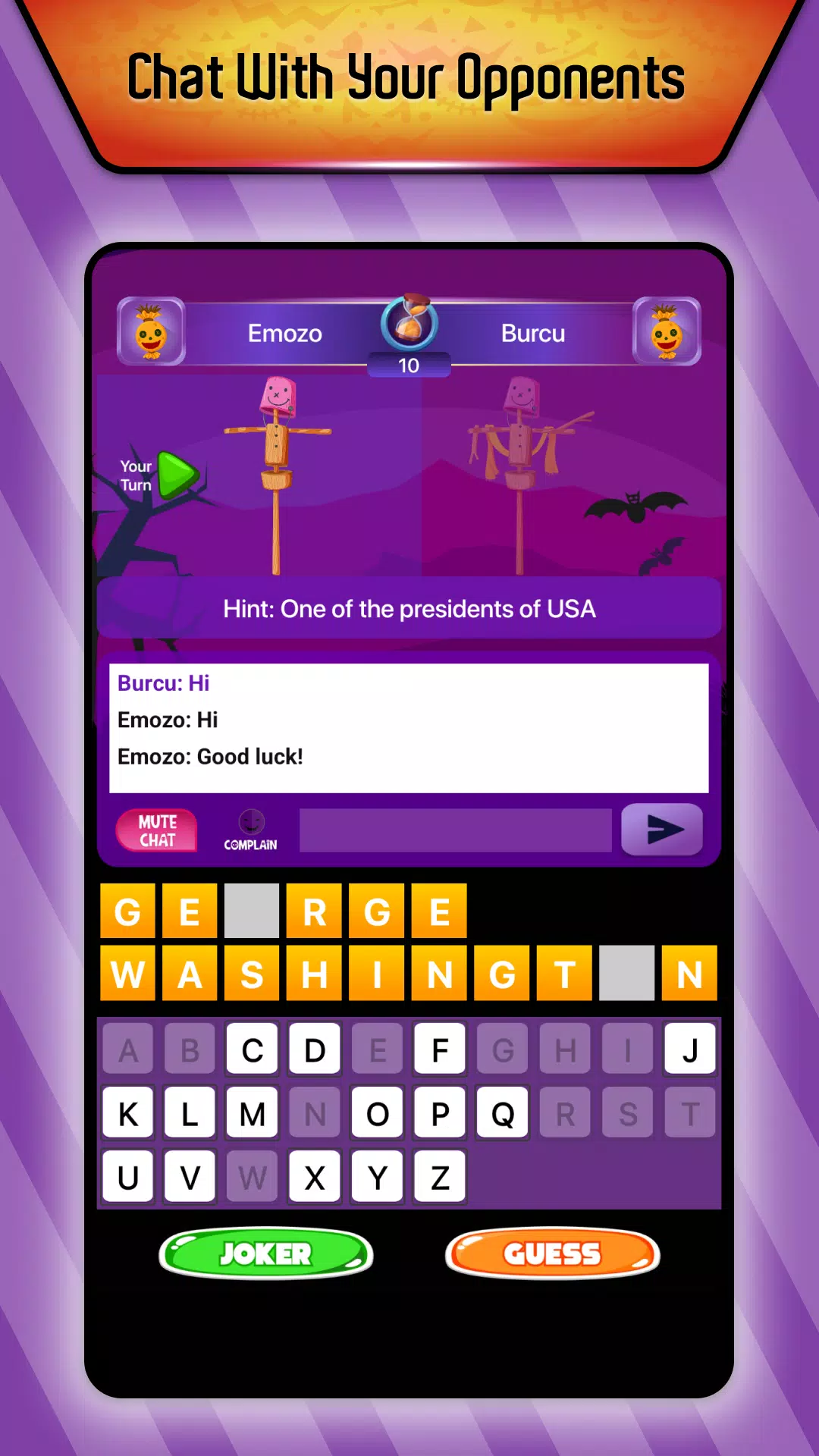 Online Hangman Word Game Screenshot 0