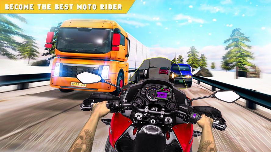 Highway Traffic Bike Race Moto Captura de tela 3