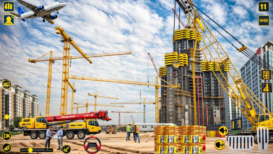 Tower Crane Operator Simulator Tangkapan skrin 2