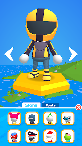Do Not Fall .io Mod ภาพหน้าจอ 0