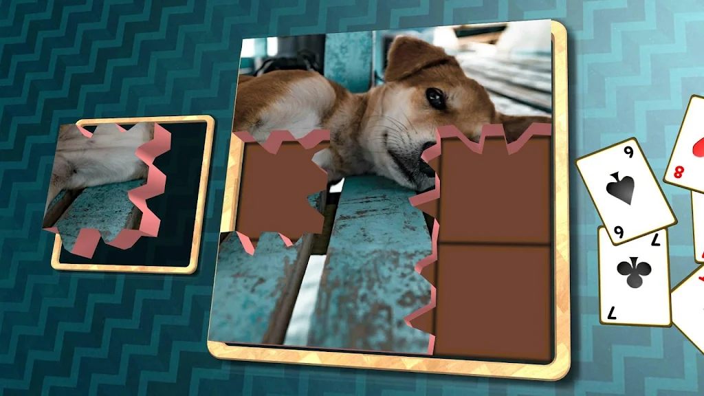 Jigsaw Solitaire - Dogs 螢幕截圖 0
