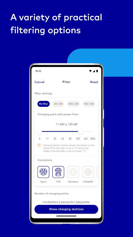 Schermata EnBW mobility+: EV charging 2