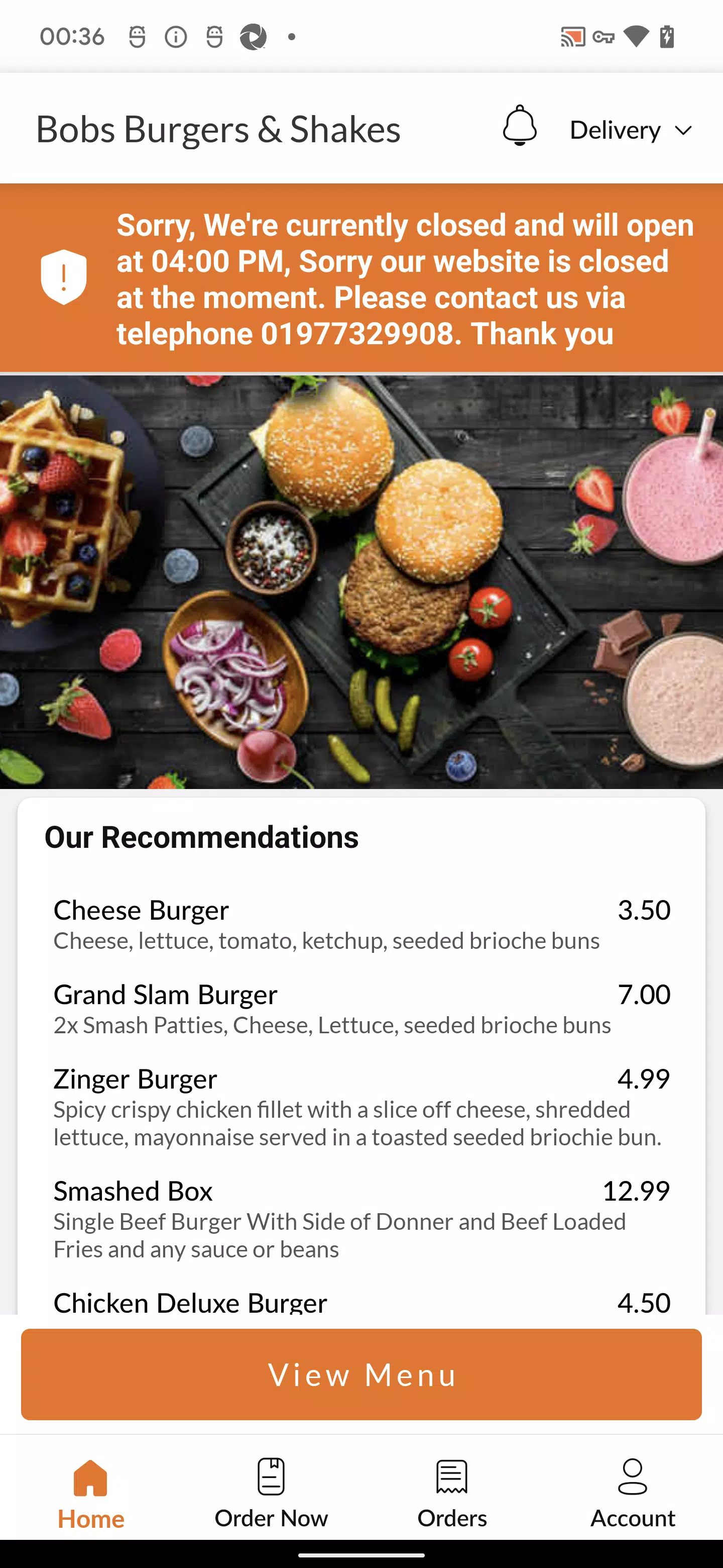 Bobs Burgers and Shakes Zrzut ekranu 1