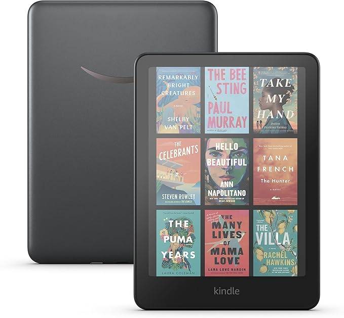 Edisi tandatangan amazon Kindle Colorsoft (32 GB) - Metalik Hitam