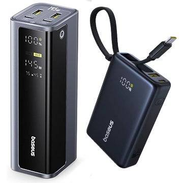 बेसस 20,800mAh 145W पावर बैंक + PICOGO 10,000MAH 45W पावर बैंक