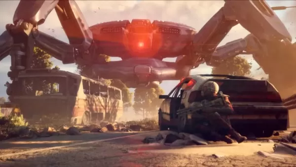 ARC Raiders Cinematic Character Hiding From An ARC