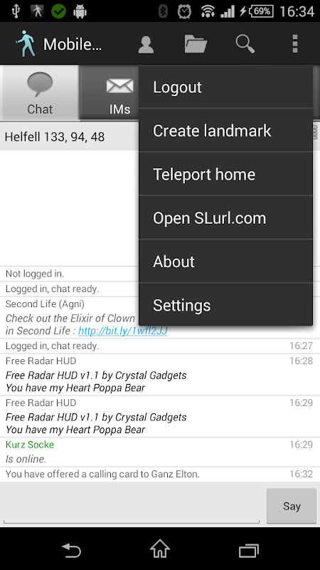 Mobile Grid Client Screenshot 0