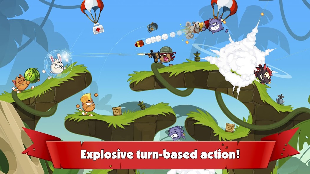 Wormix: PvP Tactical Shooter Mod স্ক্রিনশট 0