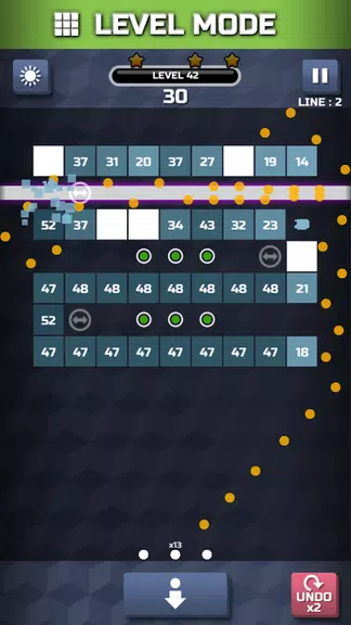 Bricks breaker(Shoot ball) Screenshot 2