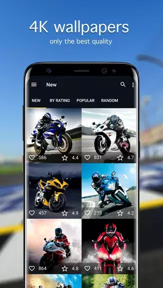 Sports Bike Wallpapers 4K 螢幕截圖 0