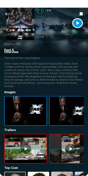 Pv Cine Captura de pantalla 2