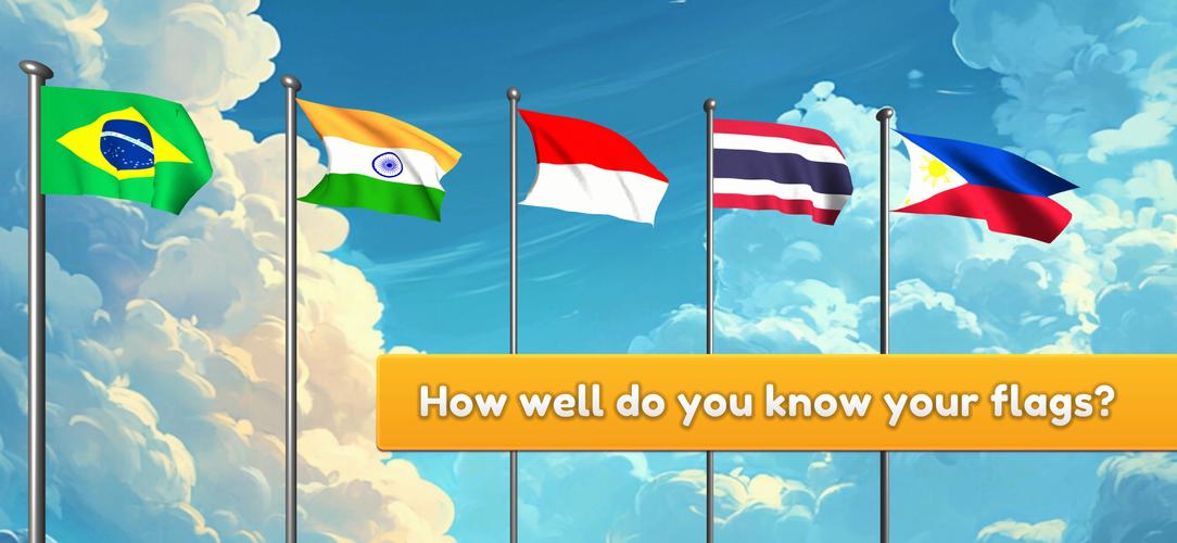 Flag Naming Trivia Guess Quiz スクリーンショット 1