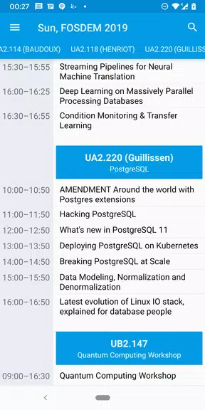 Giggity (schedule viewer) ภาพหน้าจอ 1