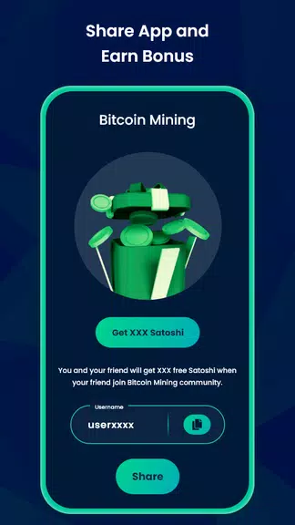 Bitcoin Mining-BTC Cloud Miner 螢幕截圖 2