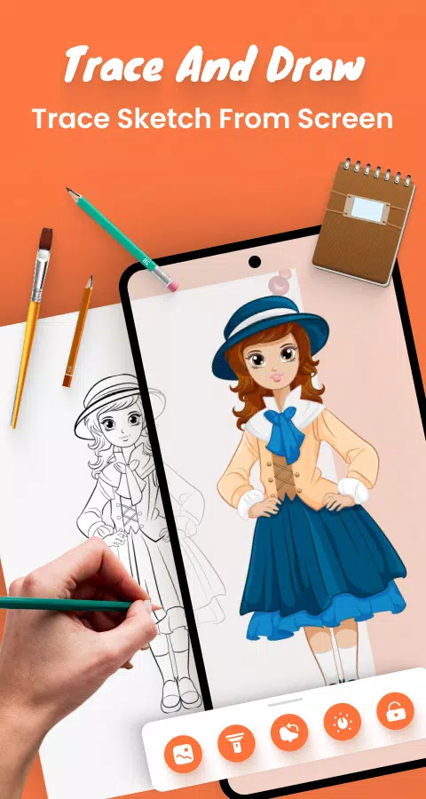 Draw sketch : Sketch and Paint Screenshot 2