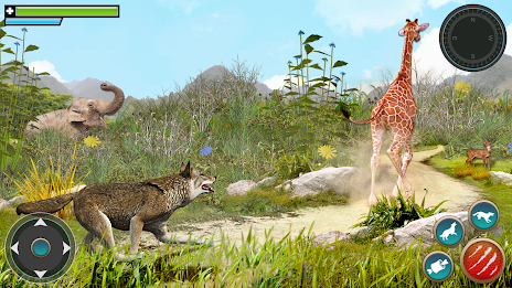 Wild Wolf Games: Animal Sim 3D Screenshot 0