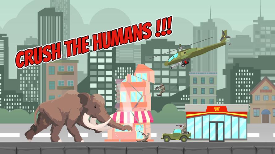 Hybrid Mammoth: City Rampage 스크린샷 1