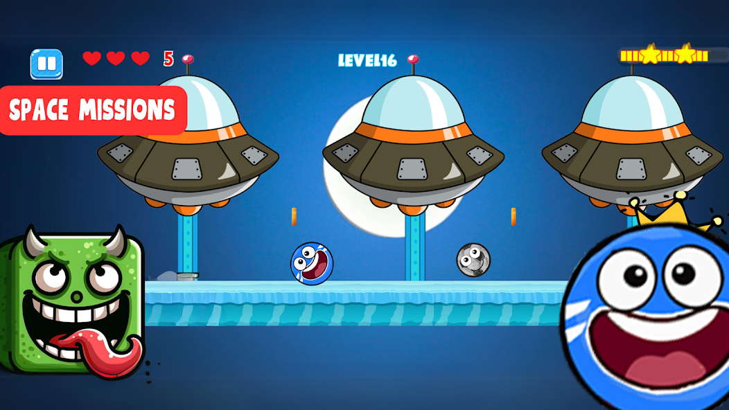 Ball V - Red Bounce Ball 5 Mod স্ক্রিনশট 1