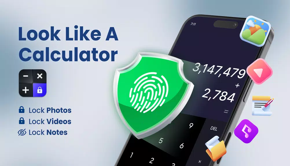 App Lock - Calculator Lock Tangkapan skrin 0