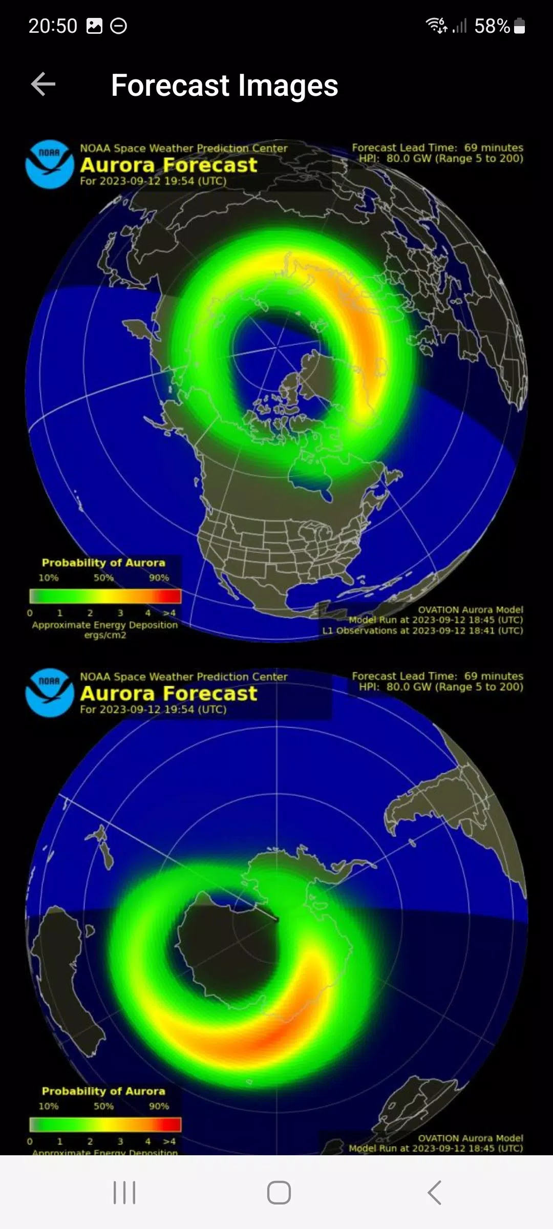 My Aurora Forecast スクリーンショット 3