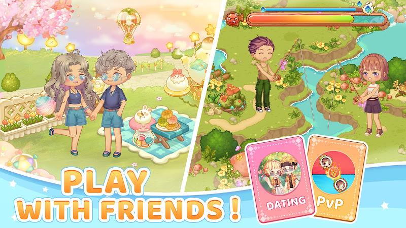 Kawaii Fishing Together Ảnh chụp màn hình 1