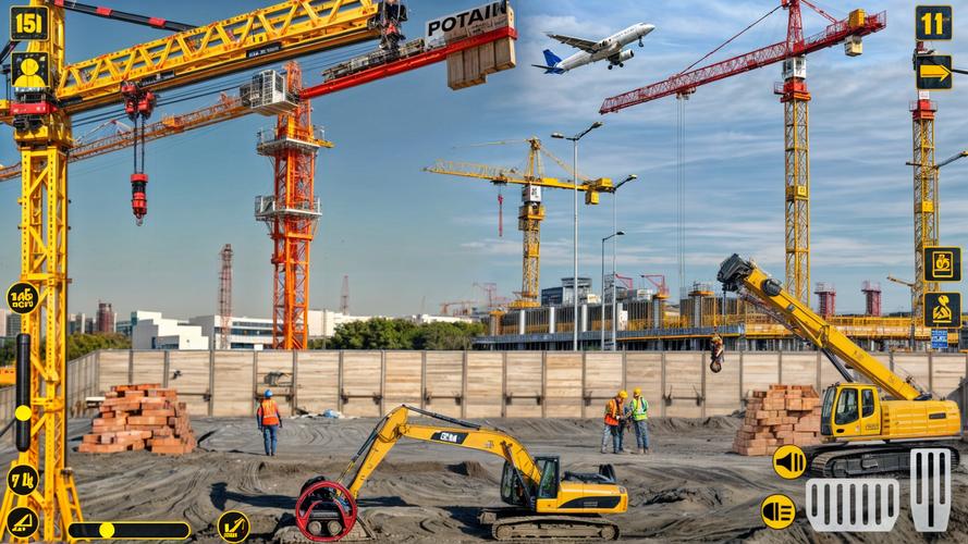 Tower Crane Operator Simulator Tangkapan skrin 0
