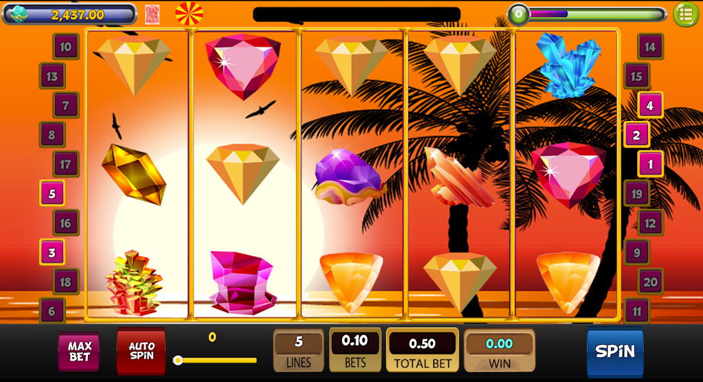 Jewel & Gems Wilds Slot! 螢幕截圖 2