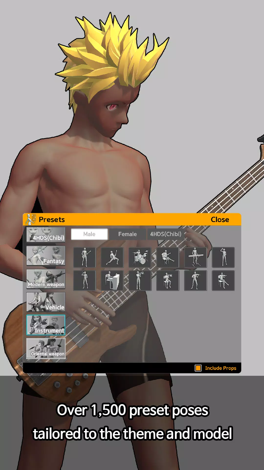 Easy Pose - 3D pose making app 螢幕截圖 3