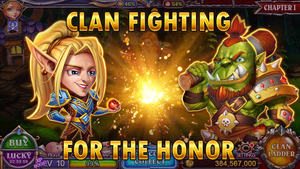 SlotWar™  Slots Casino: Vegas Slots Machine Games 螢幕截圖 1