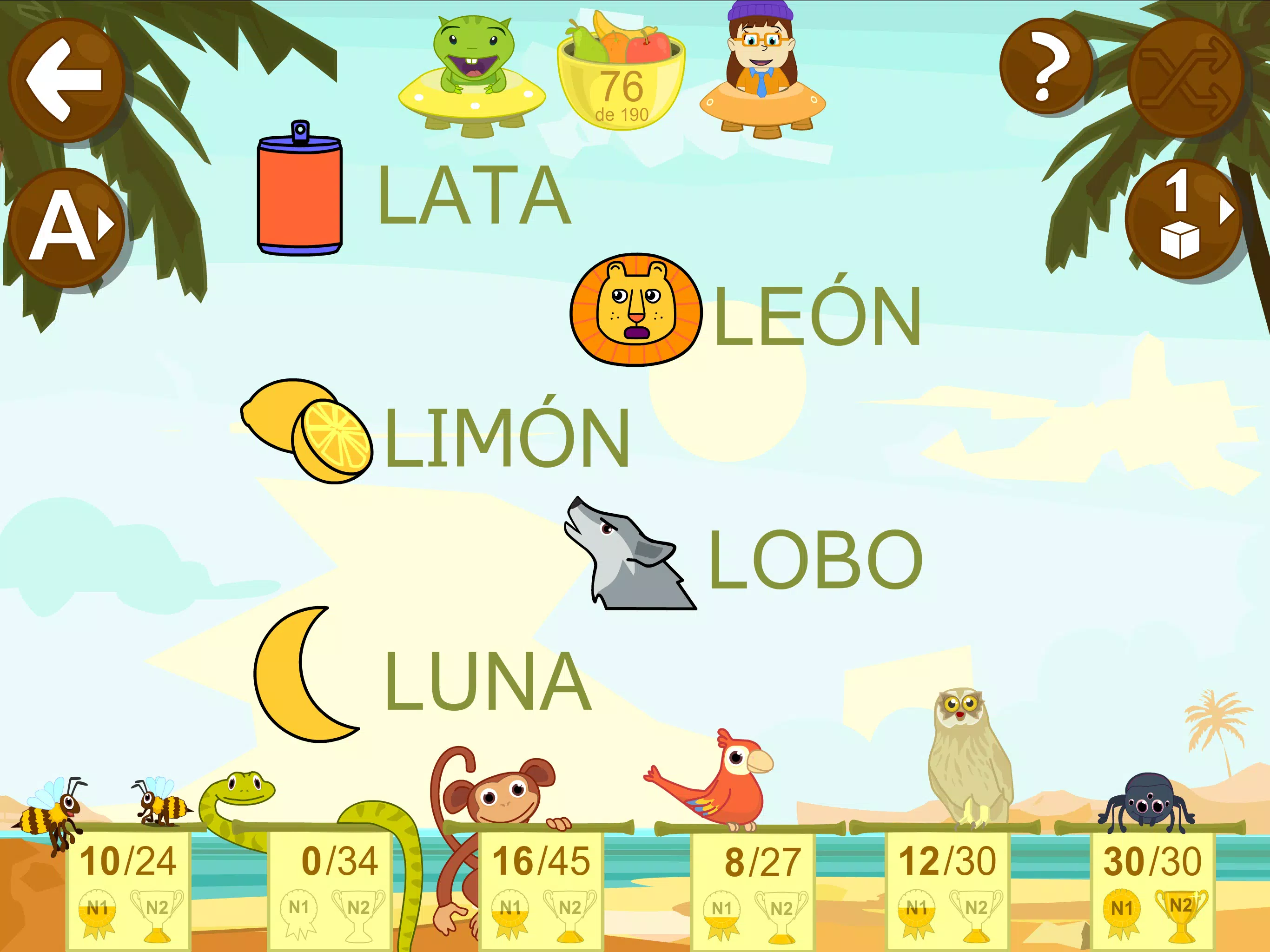 Learn to read Spanish Screenshot 1