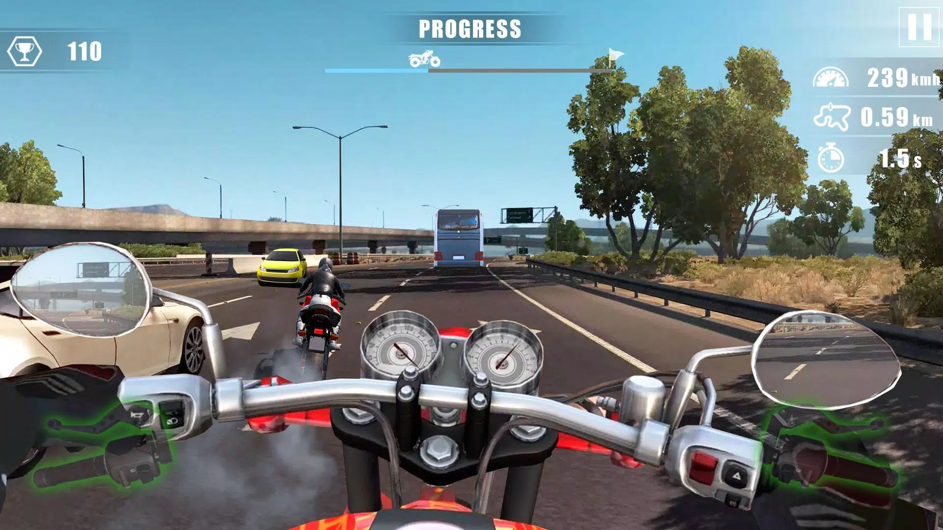 Moto Bike Race : Driving Car Screenshot 2