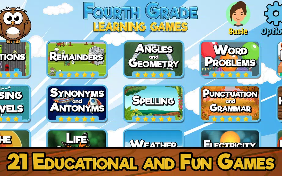 Fourth Grade Learning Games スクリーンショット 0