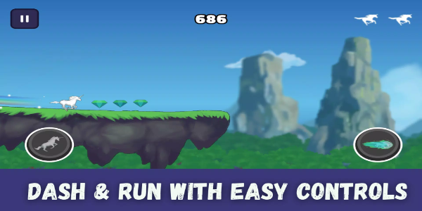 Unicorn Dash : Horse Attack 螢幕截圖 1