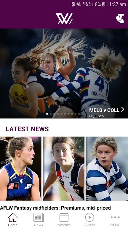AFLW Official App Ảnh chụp màn hình 1
