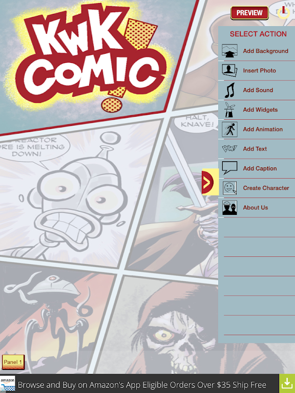 KWKComic Captura de tela 2