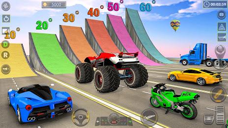 Superhero Car Stunt Game 3D Screenshot 2