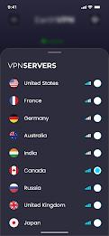 Earth VPN - VPN Proxy Server Screenshot 2