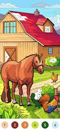 Country Farm Coloring Book Screenshot 1