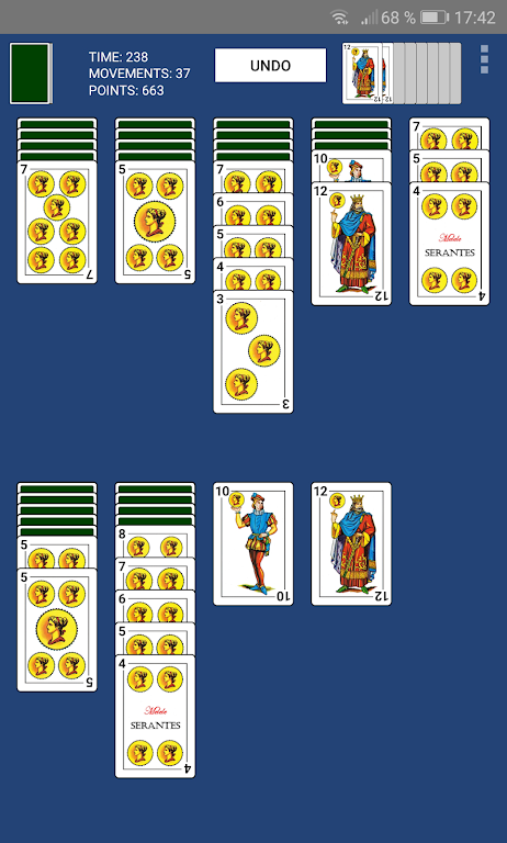 Spanish Spider Solitaire 螢幕截圖 2