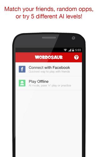 Wordosaur 스크린샷 1