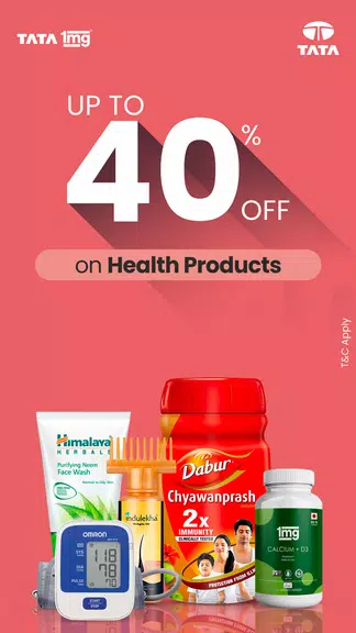 Schermata TATA 1mg Online Healthcare App 2